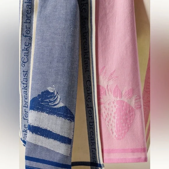 Anthropologie Ariane Jacquard Dish Towels, Set of 2 - Picture 2 of 2